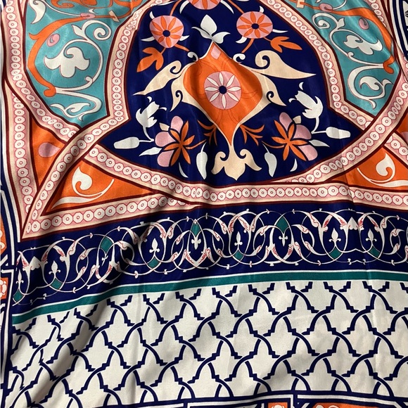 Colorful Patterned Scarf - Picture 2 of 2